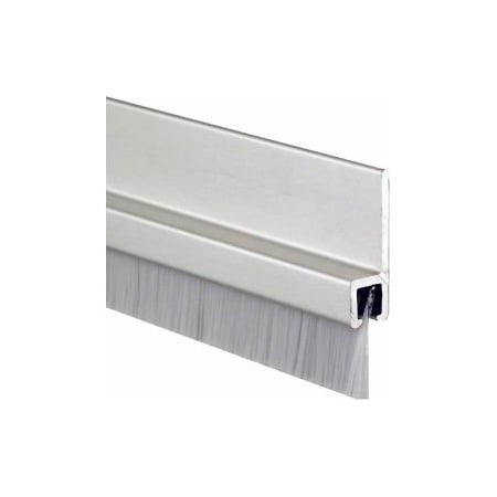 Yale Commercial Pemko Aluminum Meeting Stile W/ Nylon Insert 84L x 1-1/8W, Clear Anodized Aluminum, PK3 85570